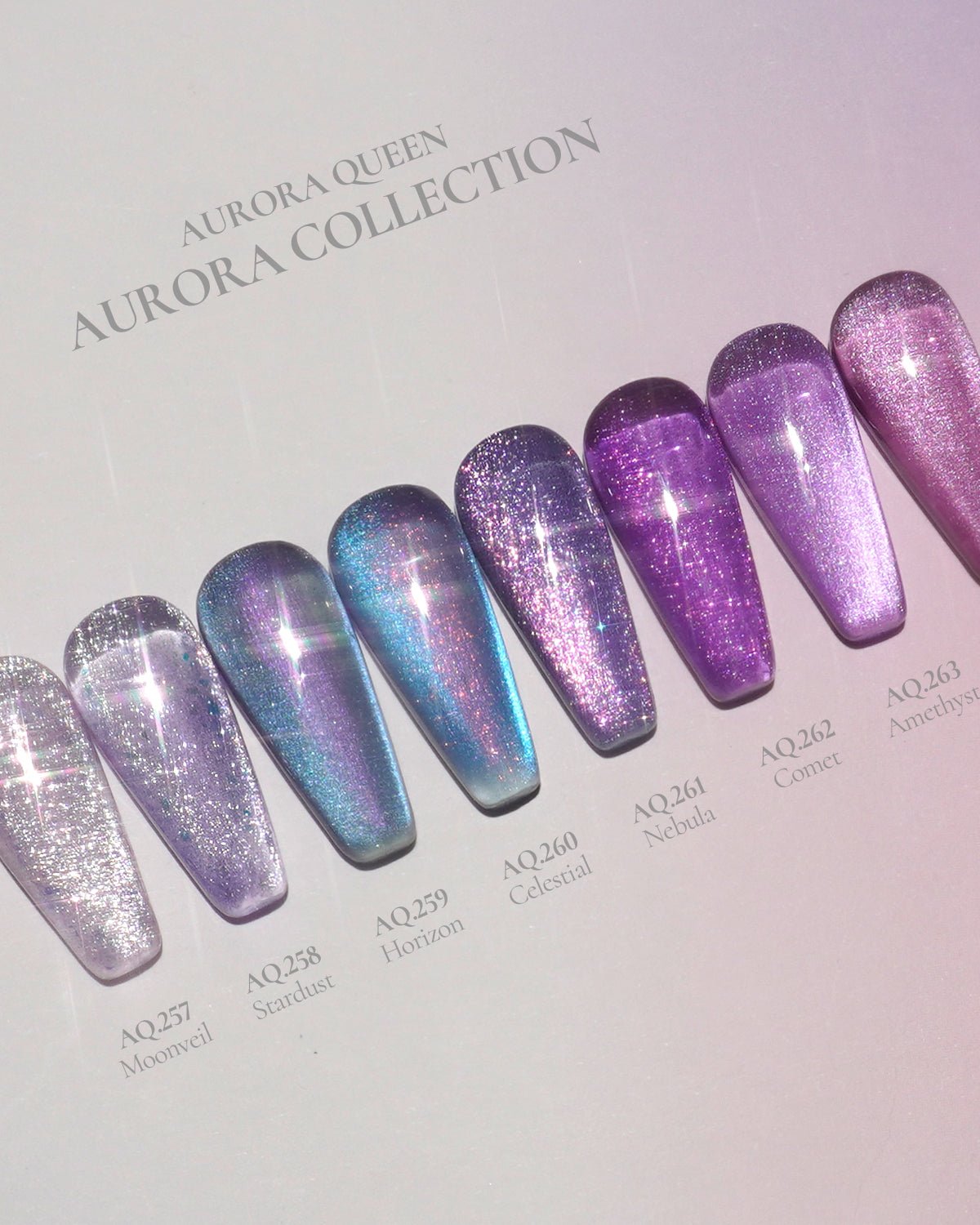 AURORA QUEEN AURORA Collection 8pcs/set - Koreannails.co.uk