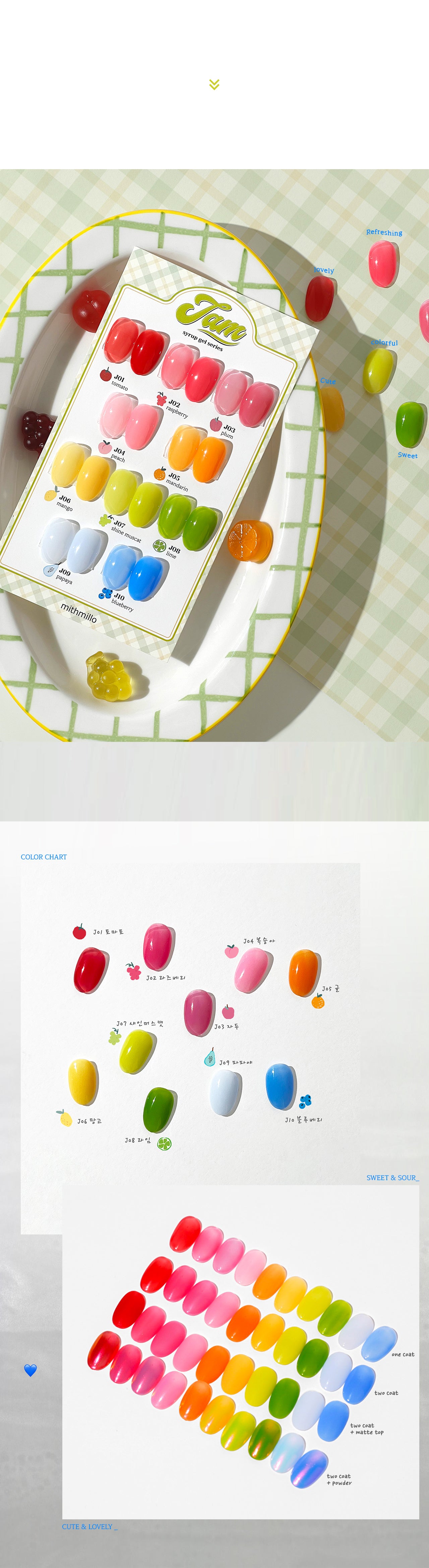 MITHMILLO Artistic Signature Jam Collection - 10pcs/set