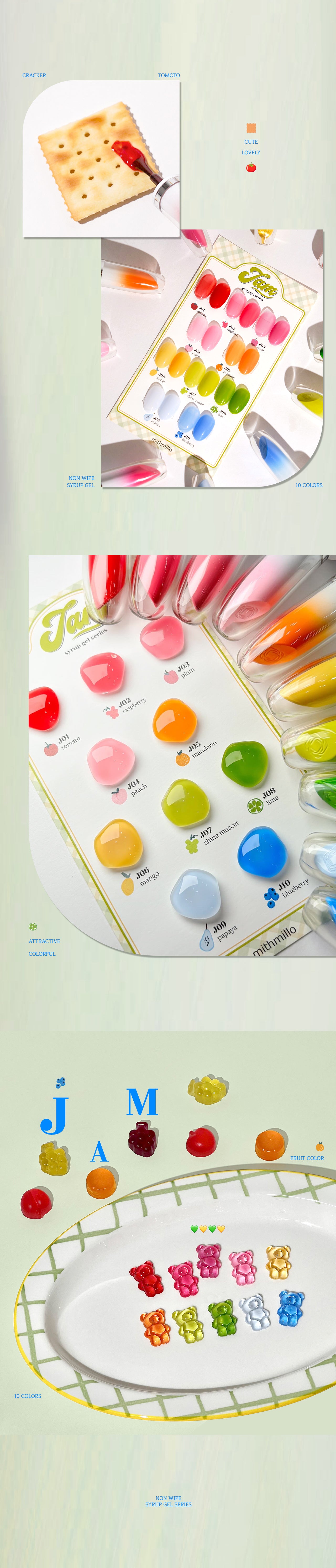 MITHMILLO Artistic Signature Jam Collection - 10pcs/set