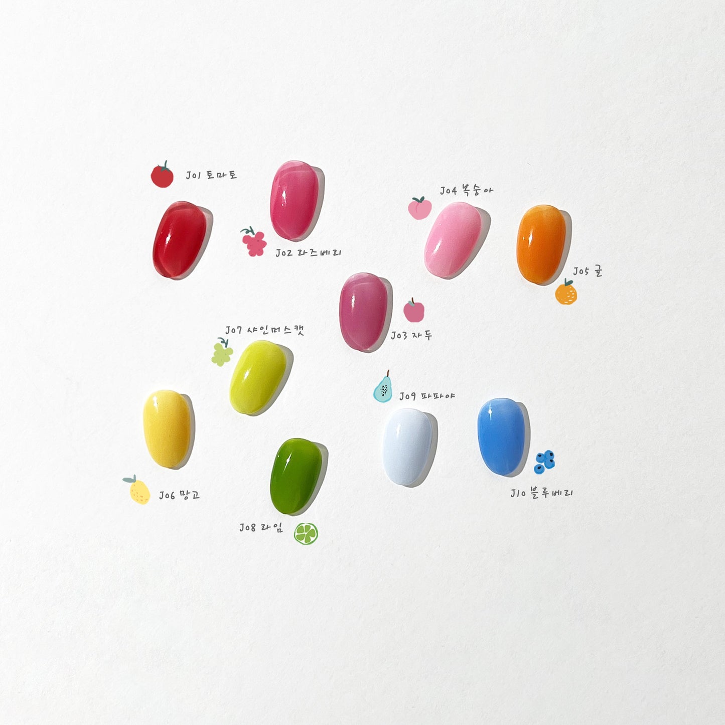 MITHMILLO Artistic Signature Jam Collection - 10pcs/set