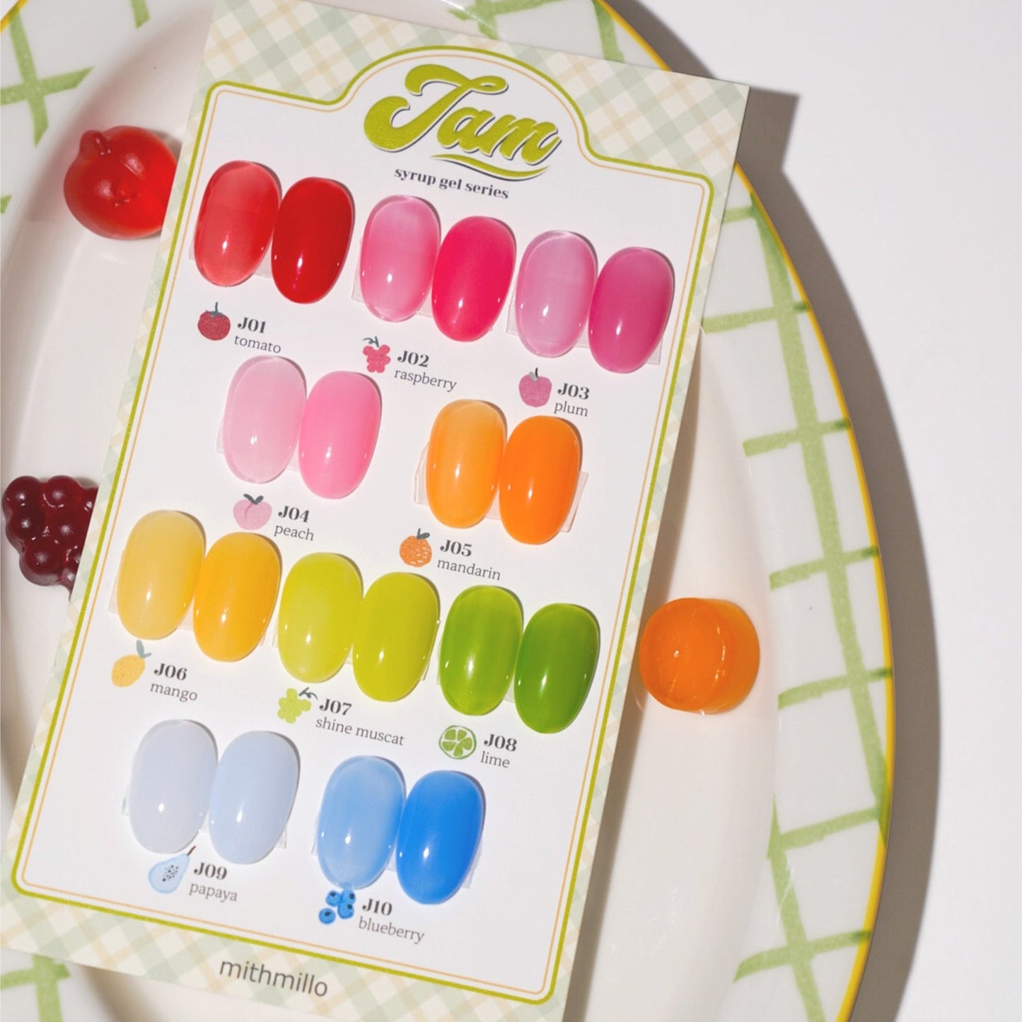 MITHMILLO Artistic Signature Jam Collection - 10pcs/set