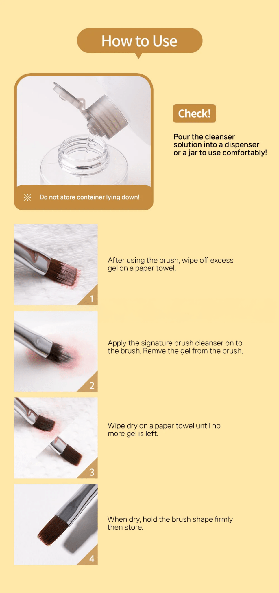MITHMILLO Artistic Signature Brush Cleanser (150ml) - Koreannails.co.uk