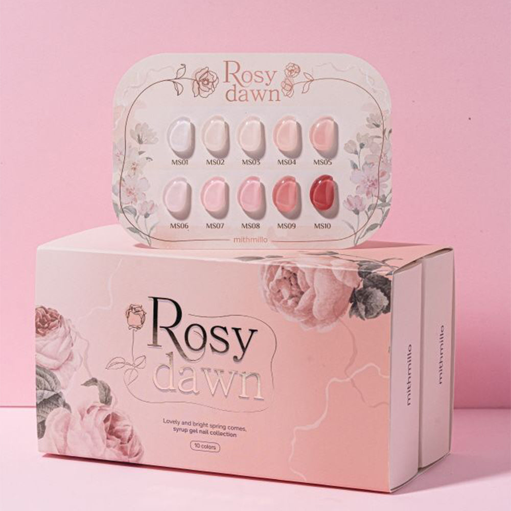 MITHMILLO Rosy Dawn Collection Syrup Color Set - 10pcs/set