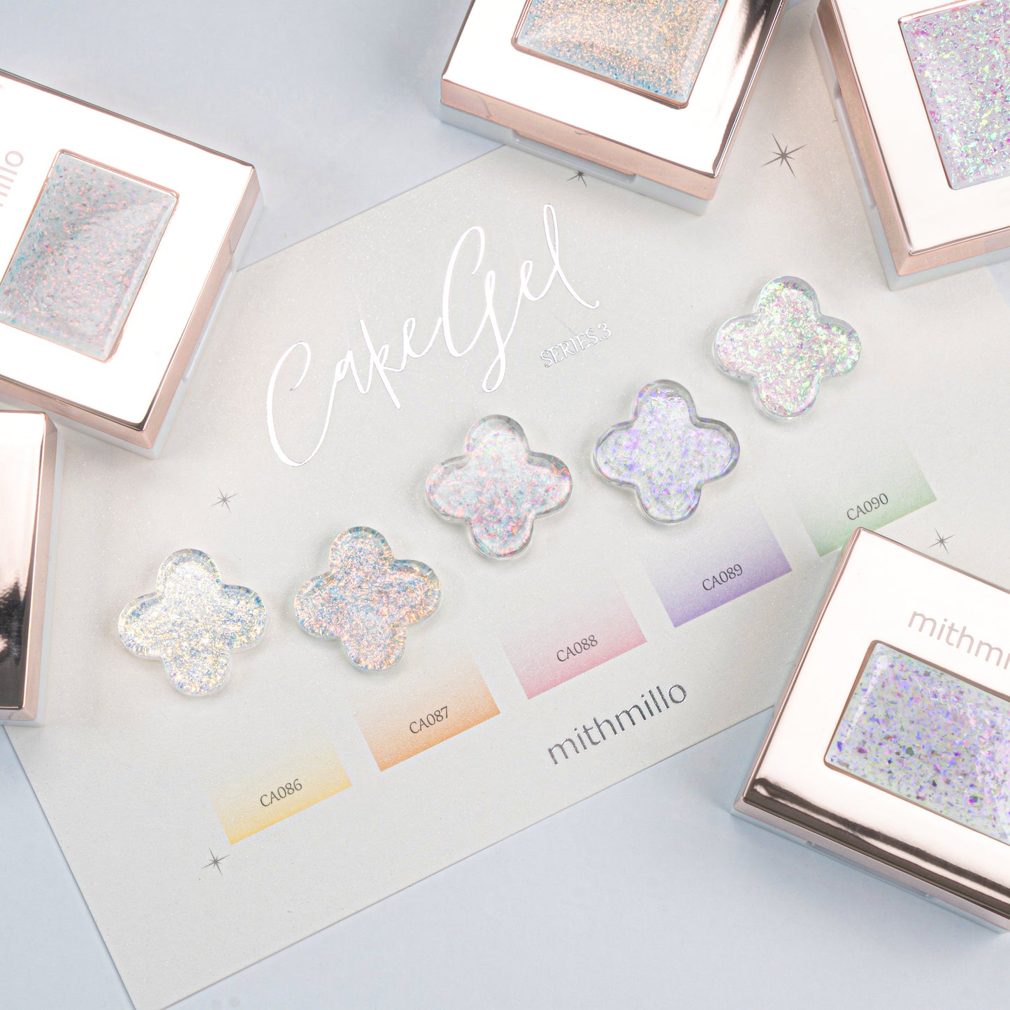 MITHMILLO Cakegel (series 3) Glitter (5 colors) CA86-90