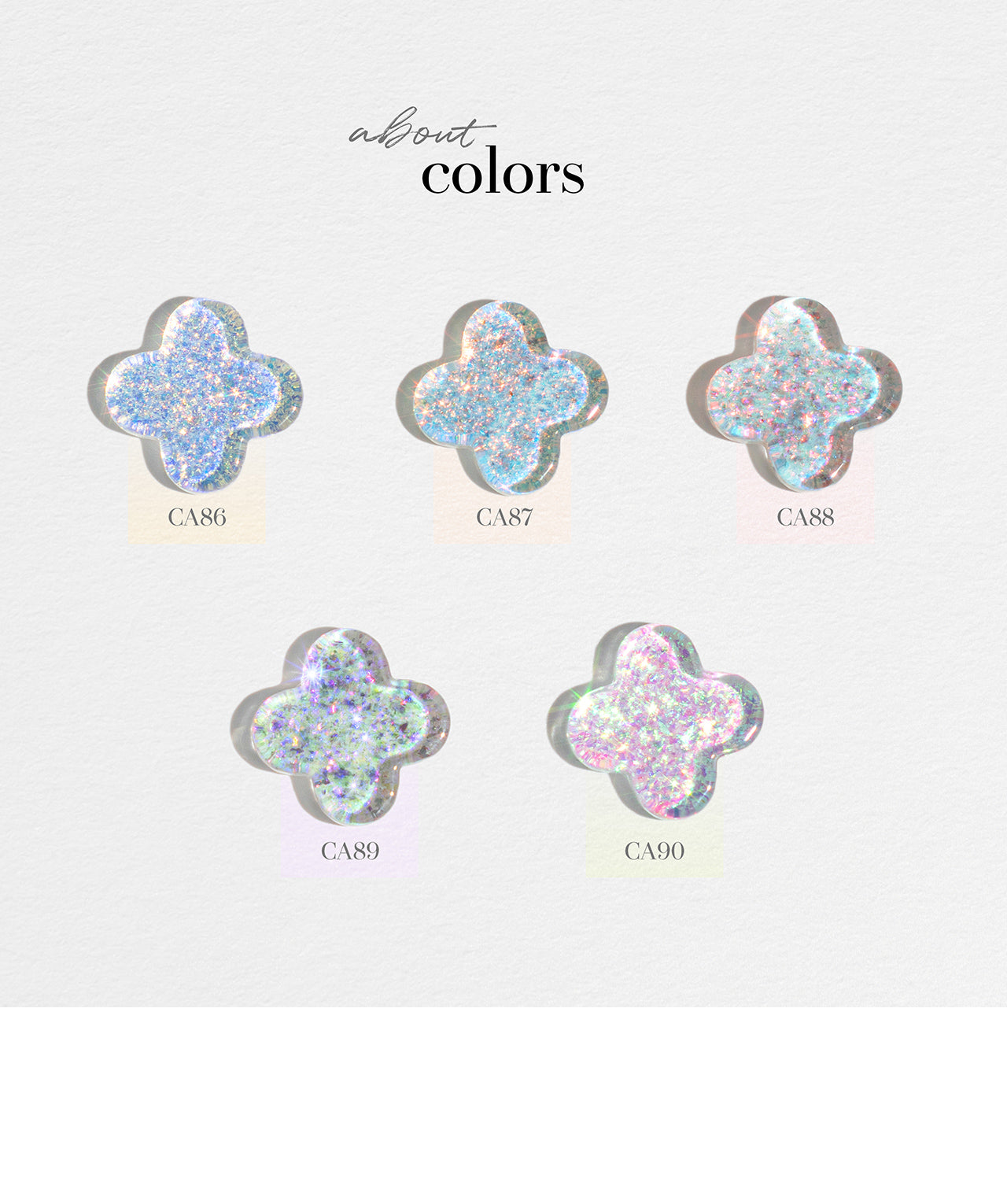 MITHMILLO Cakegel (series 3) Glitter (5 colors) CA86-90