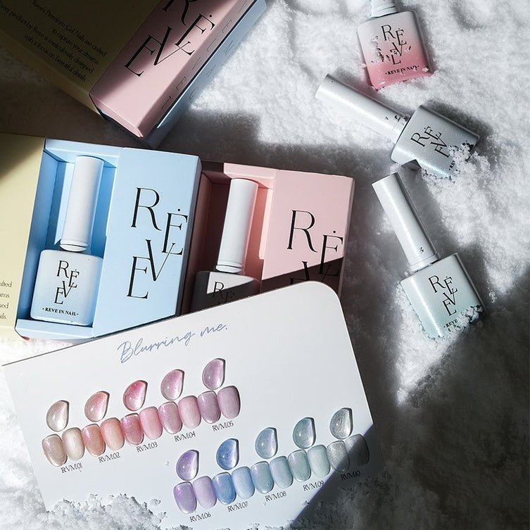 REVE IN NAIL Blurring Me Collection - 10pcs/set - Koreannails.co.uk