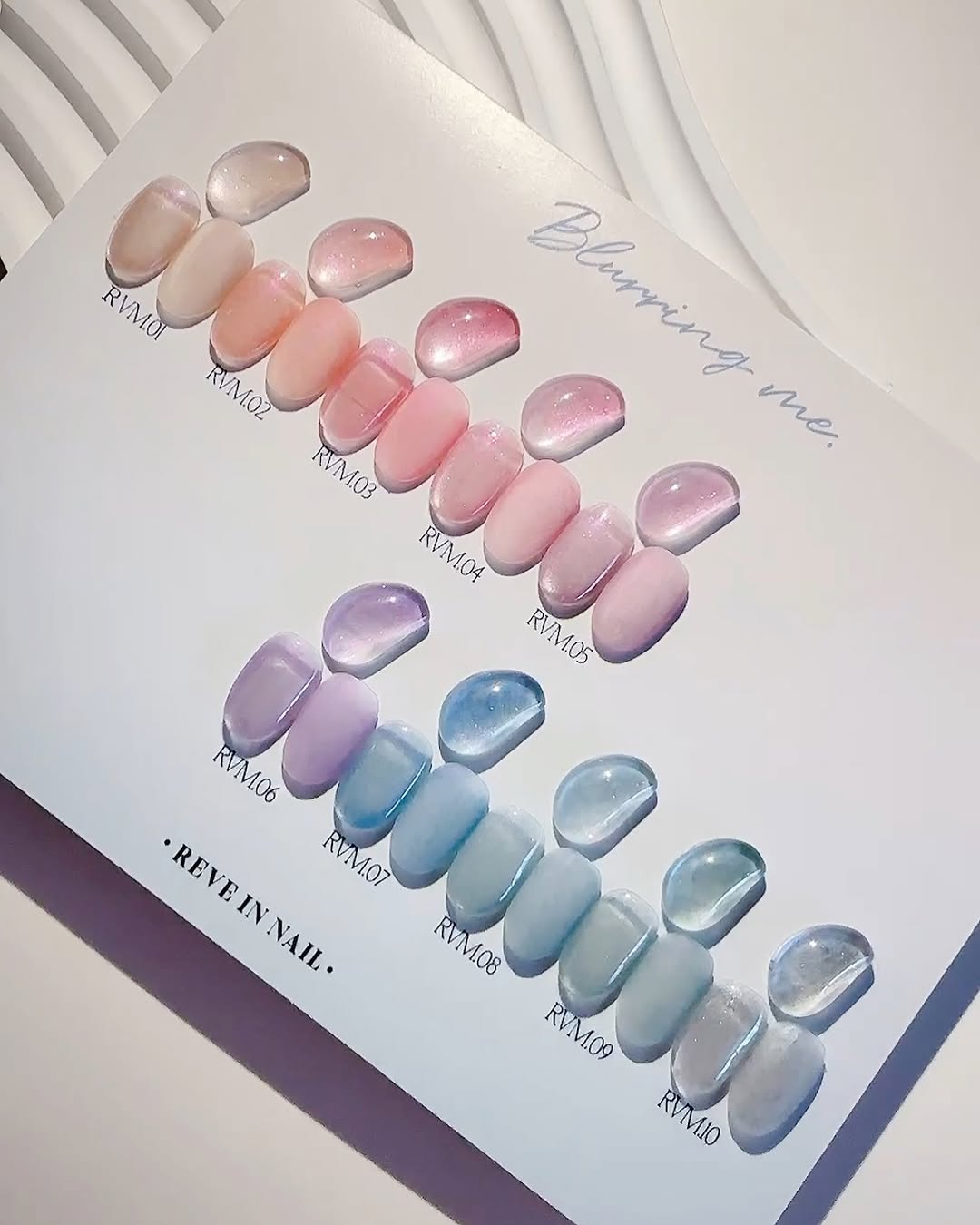 REVE IN NAIL Blurring Me Collection - 10pcs/set