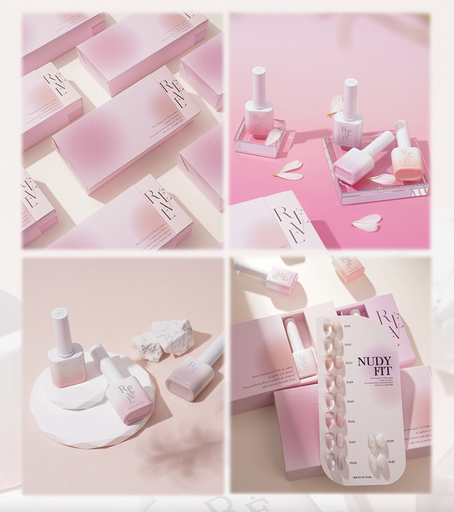 REVE IN NAIL Nudy Fit - 10pcs/set