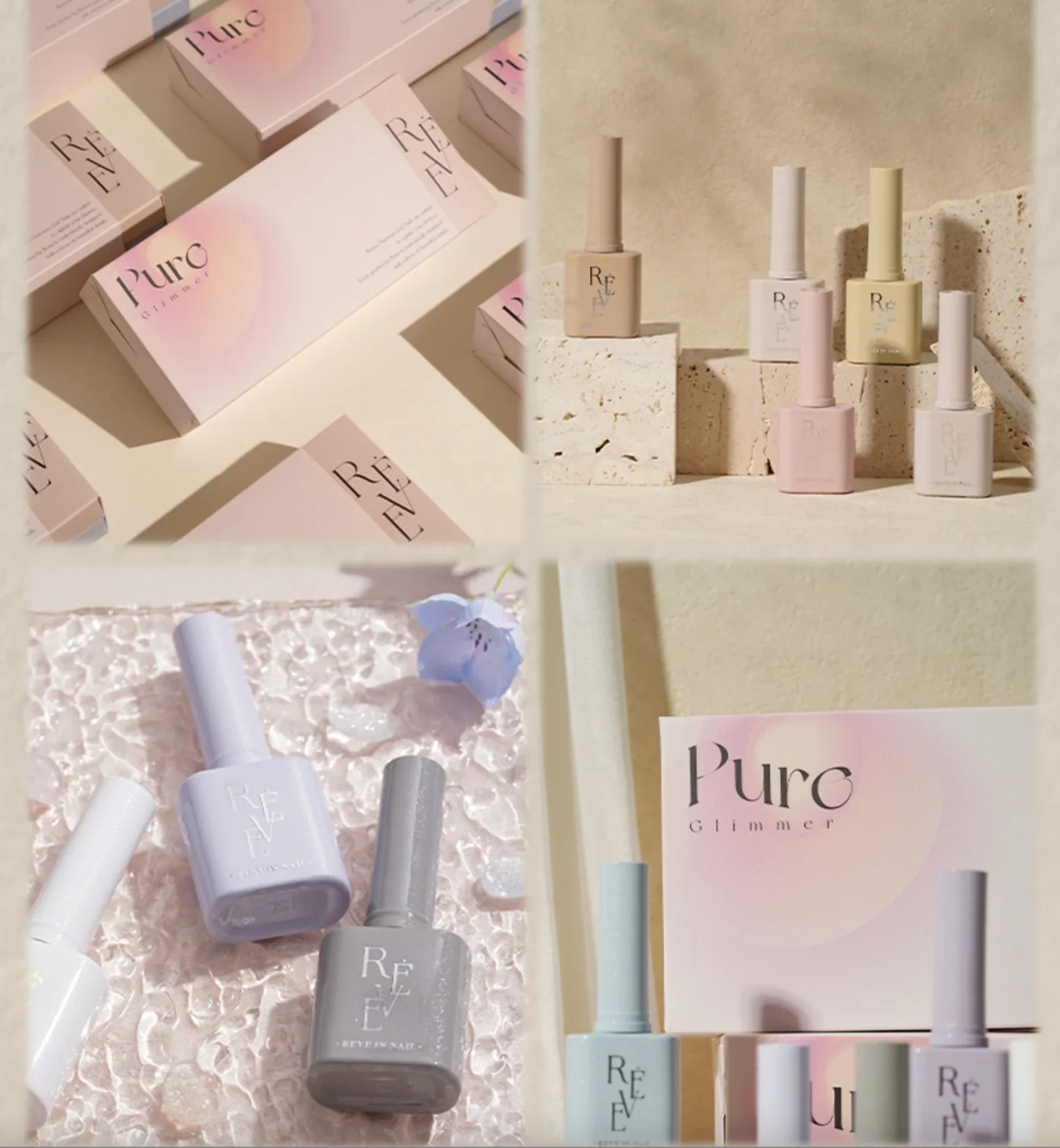 REVE IN NAIL Pure Glimmer - 10pcs/set