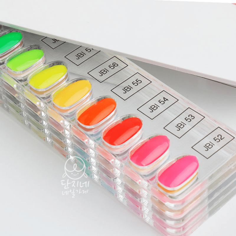 Danjinail Summer Peach Handy Chart Case (purple band) - Koreannails.co.uk