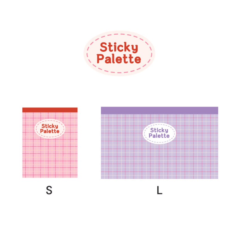 Danjinail Summer Peach Sticky Nail Art Palette Size S - Koreannails.co.uk