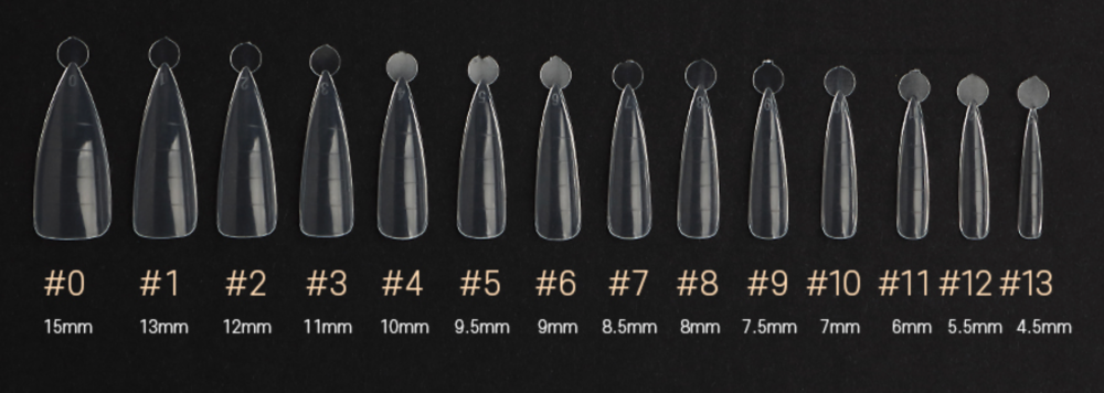 Danjinail Summer Peach Stiletto Dual Tip 130 pcs - Tools