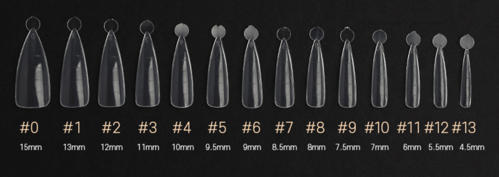Danjinail Summer Peach Stiletto Dual Tip 130 pcs - Koreannails.co.uk