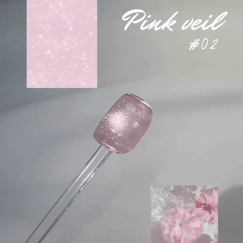 NAILBAYO Pink Veil M #4
