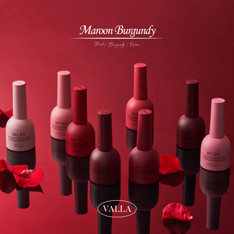 VALLA VS63 (Maroon Burgendy Collection) - 10ml - Koreannails.co.uk