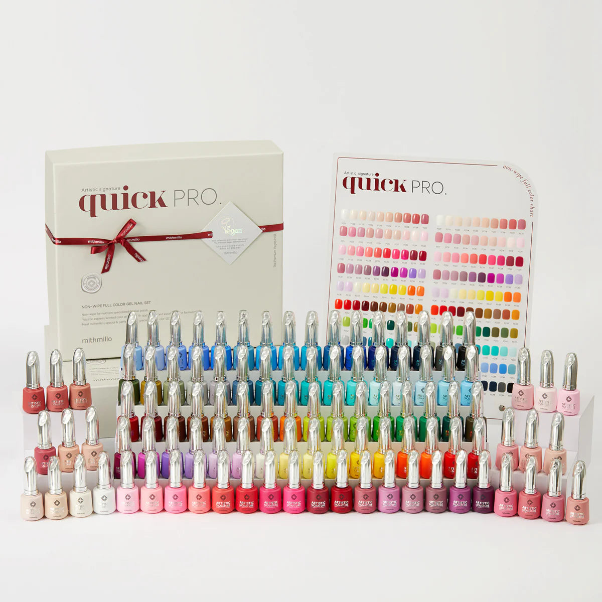 MITHMILLO Quick Pro 100-Color Non-Wipe Gel Set