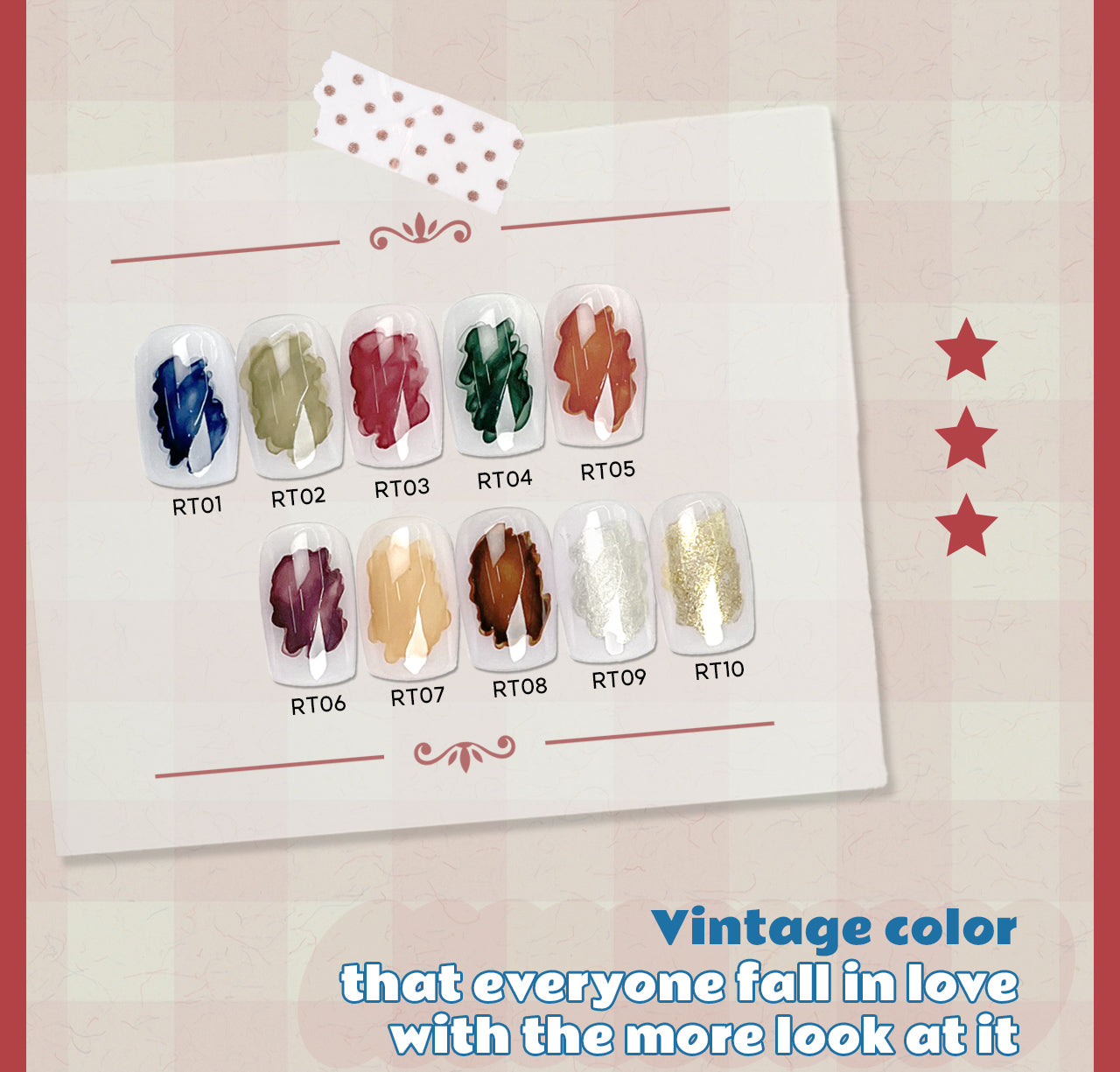 MITHMILLO Retro Ink Set - 10pcs/set