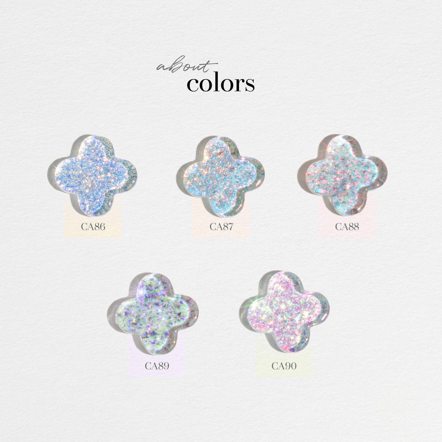 MITHMILLO Cakegel (series 3) Glitter (5 colors) CA86-90