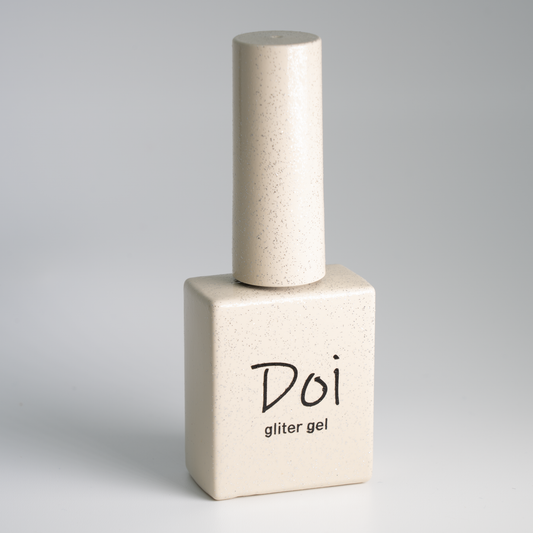 Nailbayo DOI Nudi Gold Glitter Gel – 10 ml Shimmer
