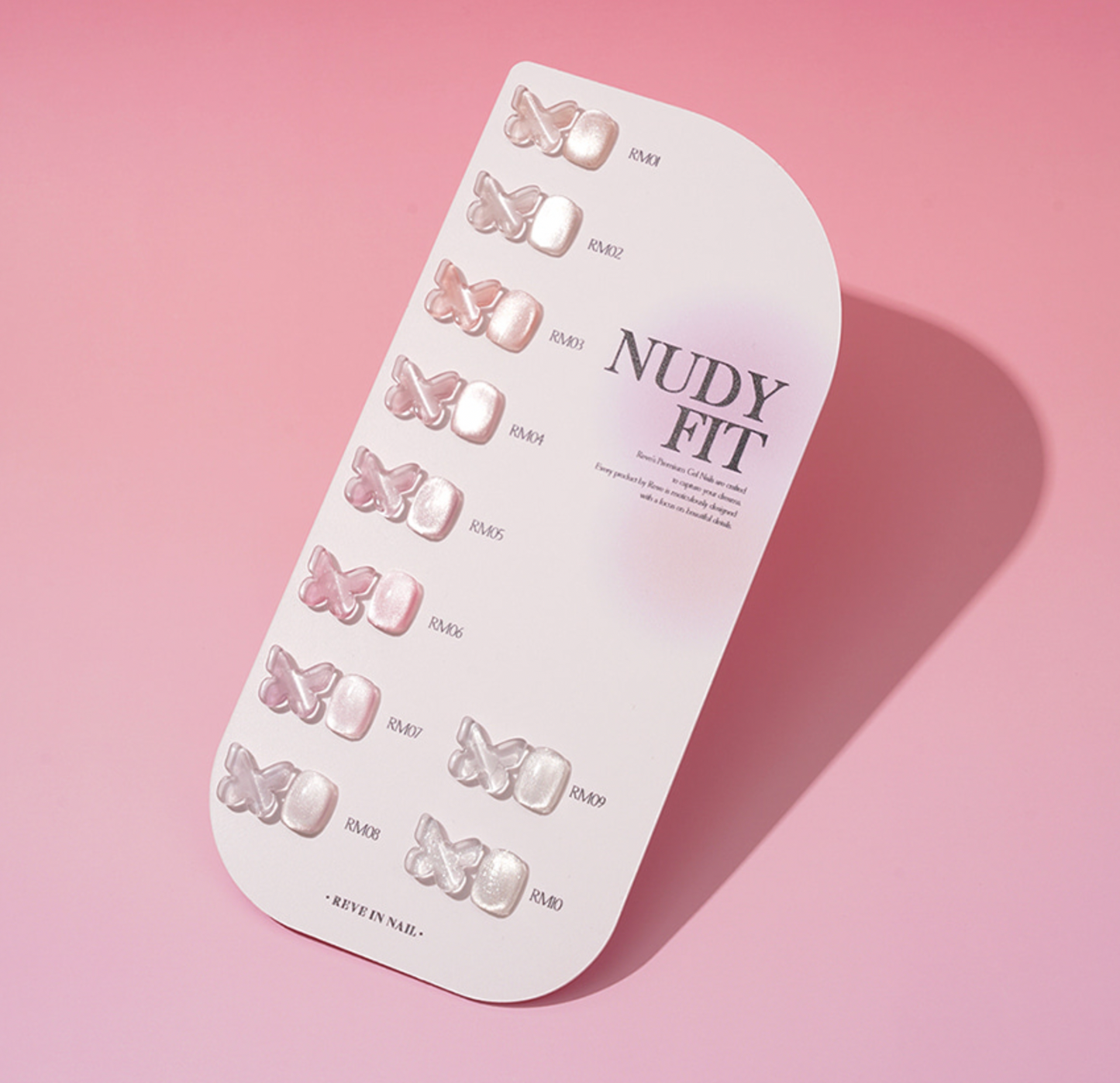 REVE IN NAIL Nudy Fit - 10pcs/set