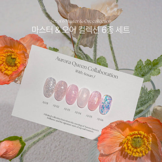 AURORA QUEEN ORE Ansan J collection (Master2) - 6pcs/set - Gel
