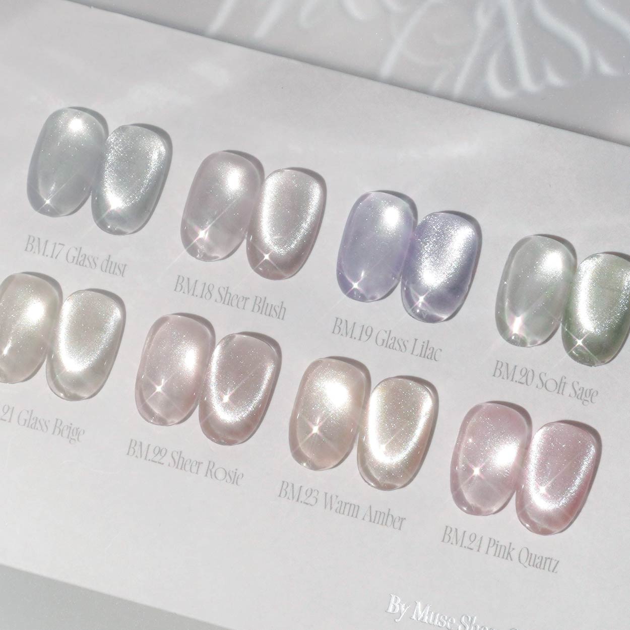 BY MUSE BM17 (Sheer Glass Collection) - 10ml - Koreannails.co.uk