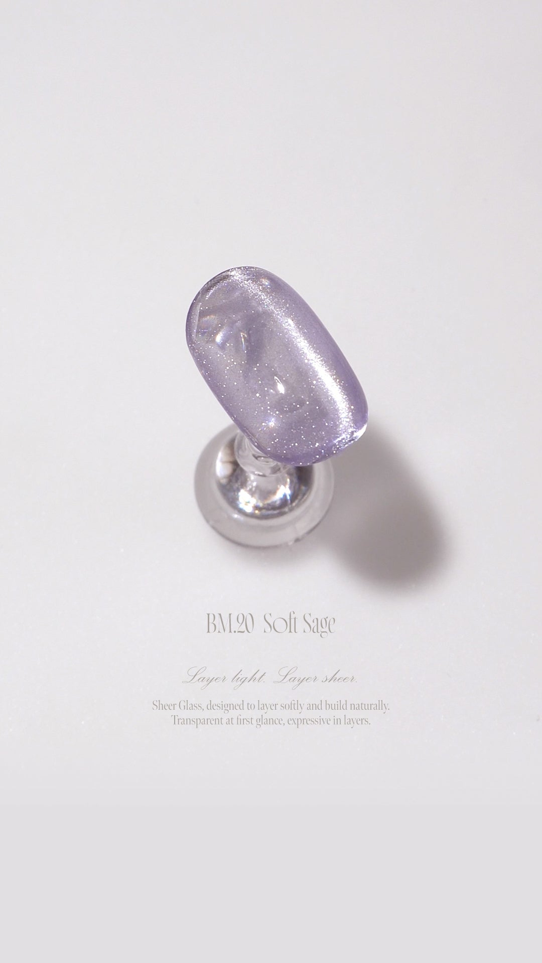 BY MUSE BM18 (Sheer Glass Collection) - 10ml - Koreannails.co.uk