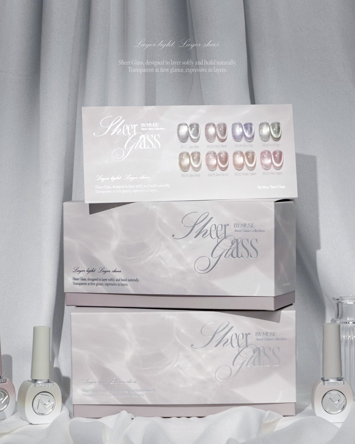 BY MUSE BM19 (Sheer Glass Collection) - 10ml - Koreannails.co.uk