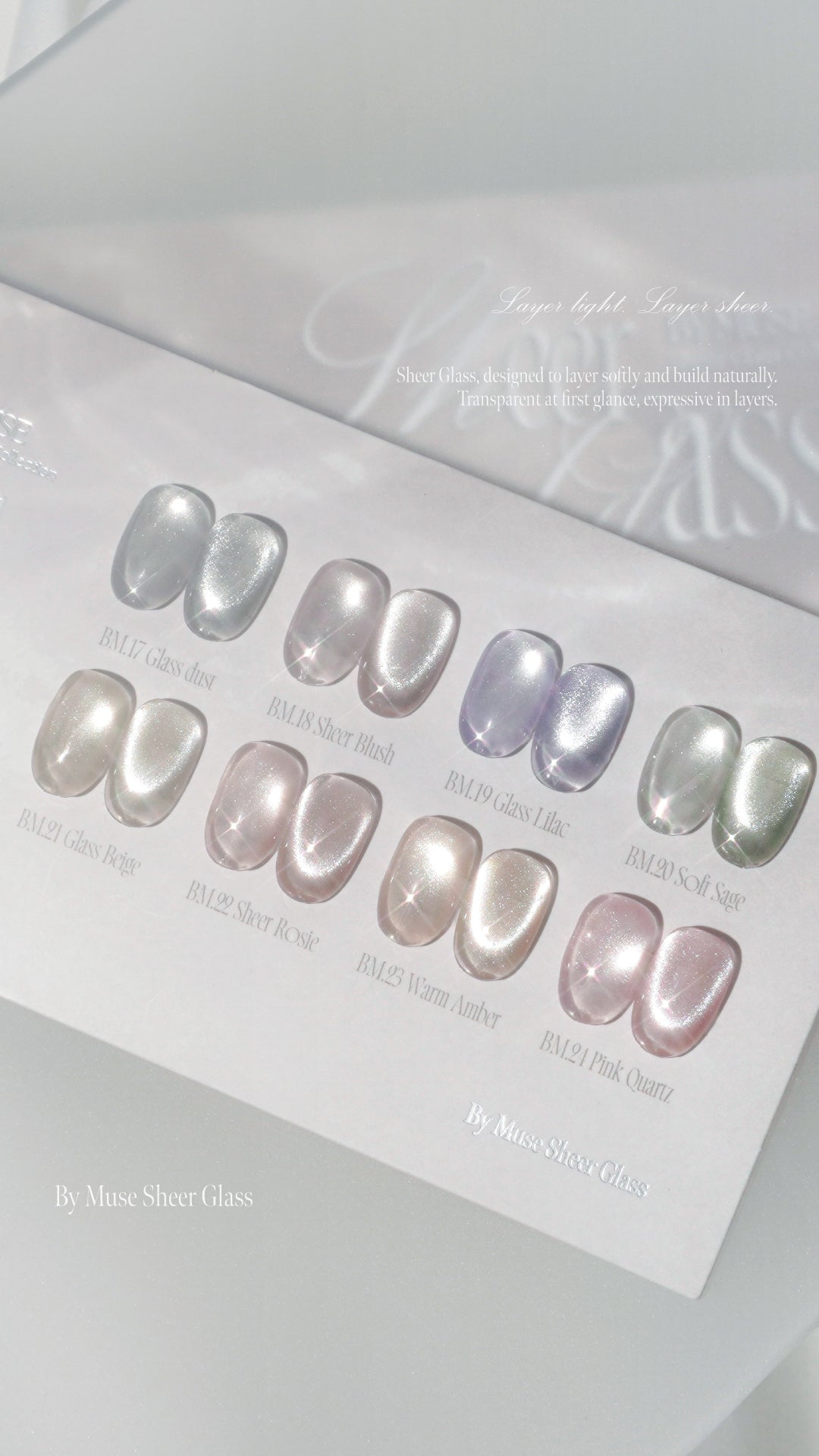 BY MUSE BM22 (Sheer Glass Collection) - 10ml - Koreannails.co.uk