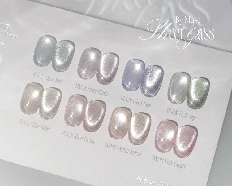 BY MUSE BM23 (Sheer Glass Collection) - 10ml - Koreannails.co.uk