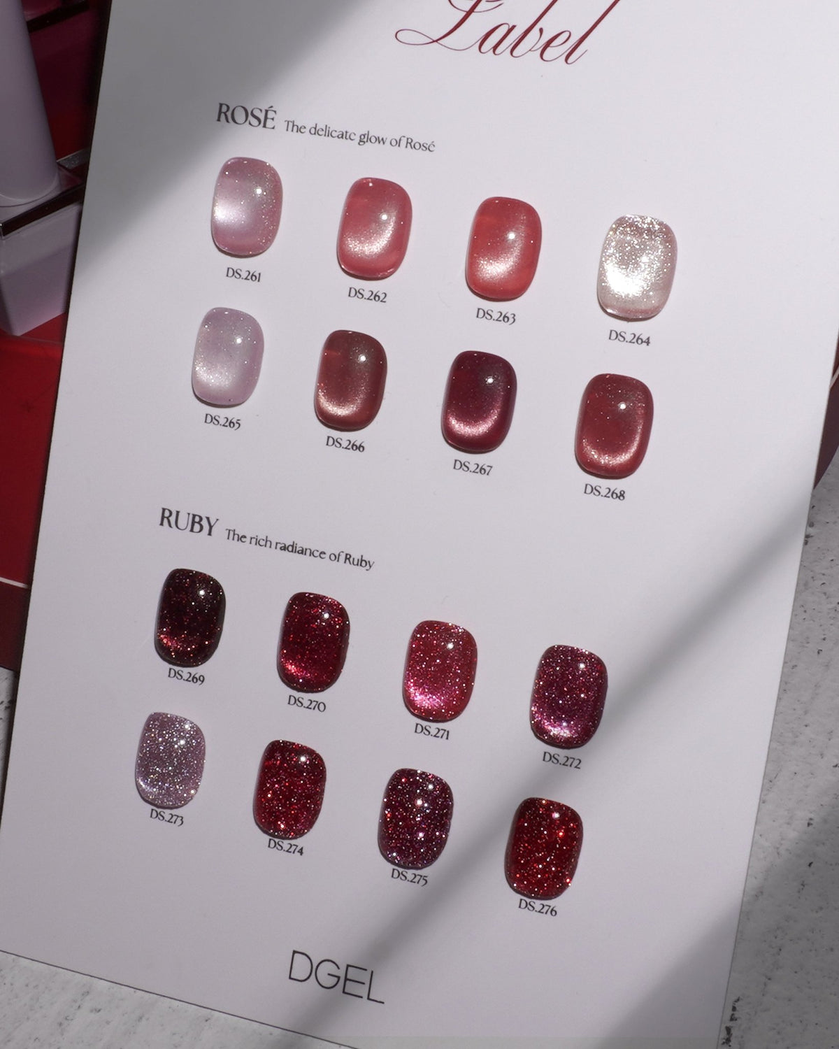 DGEL Signature DS272 (Red Label Ruby) - Koreannails.co.uk