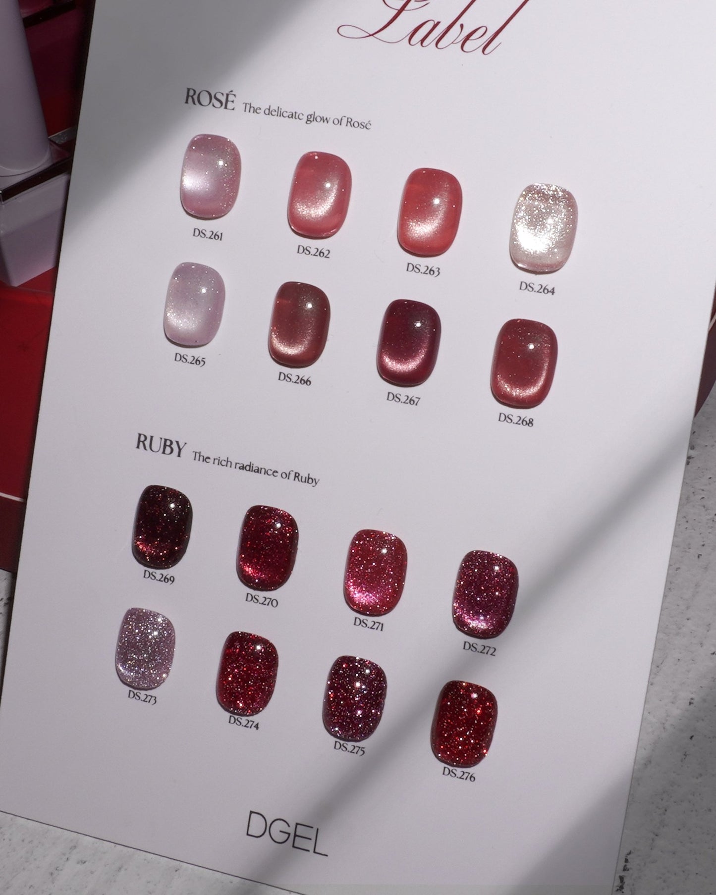 DGEL Signature DS273 (Red Label Ruby) - Koreannails.co.uk