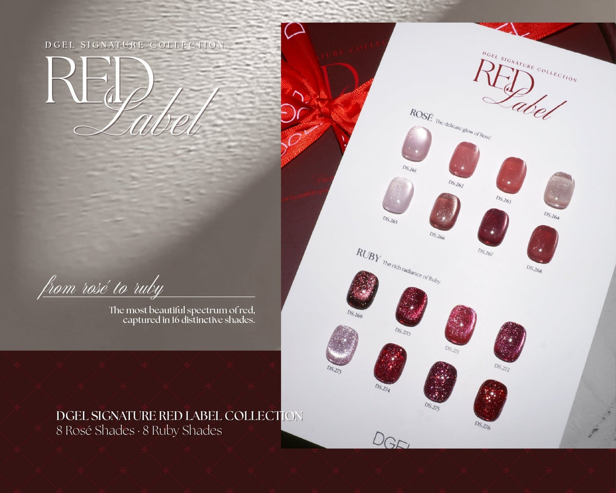 DGEL Signature DS276 (Red Label Ruby) - Koreannails.co.uk