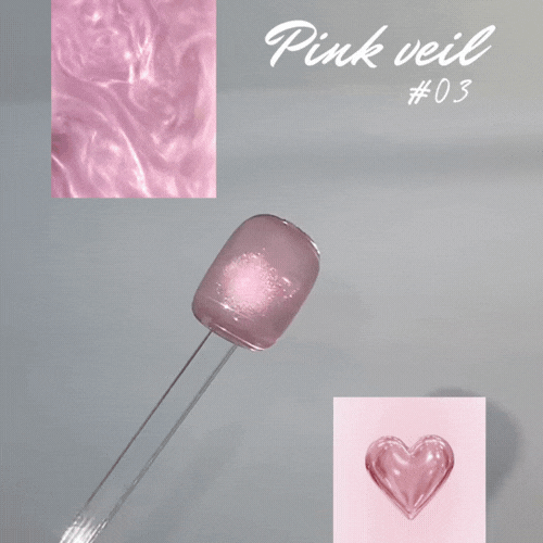 NAILBAYO Pink Veil M #3