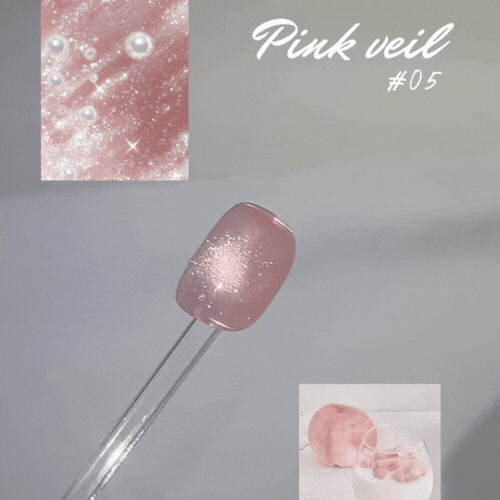 NAILBAYO Pink Veil M #3