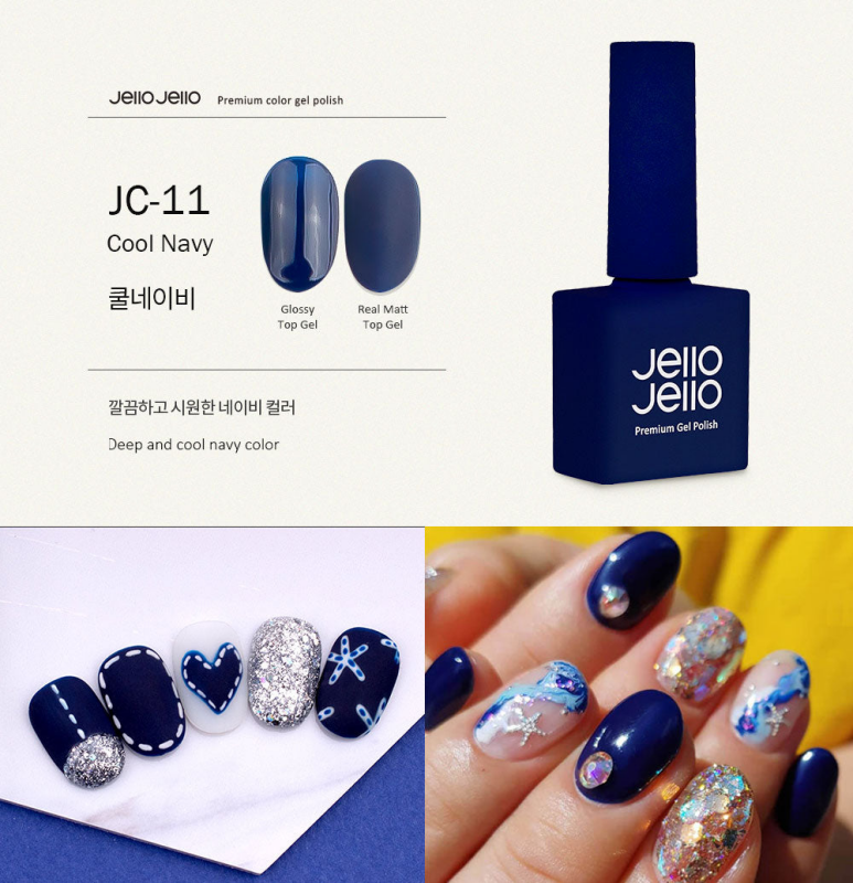 JELLO JELLO Color Gel JC11 Cool Navy (10ml) - Gel