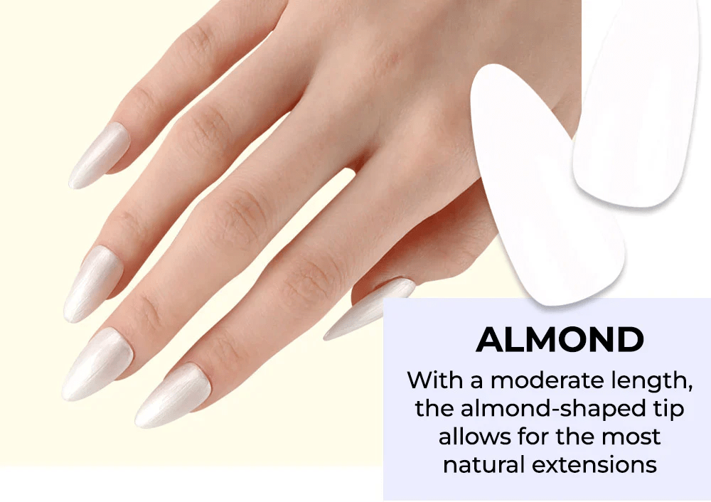 JELLO JELLO Fit Me Tip - Almond Type - Koreannails.co.uk