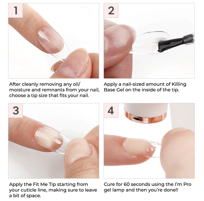 JELLO JELLO Fit Me Tip - Almond Type - Koreannails.co.uk