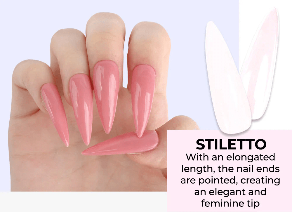JELLO JELLO Fit Me Tip - Stiletto Type - Koreannails.co.uk