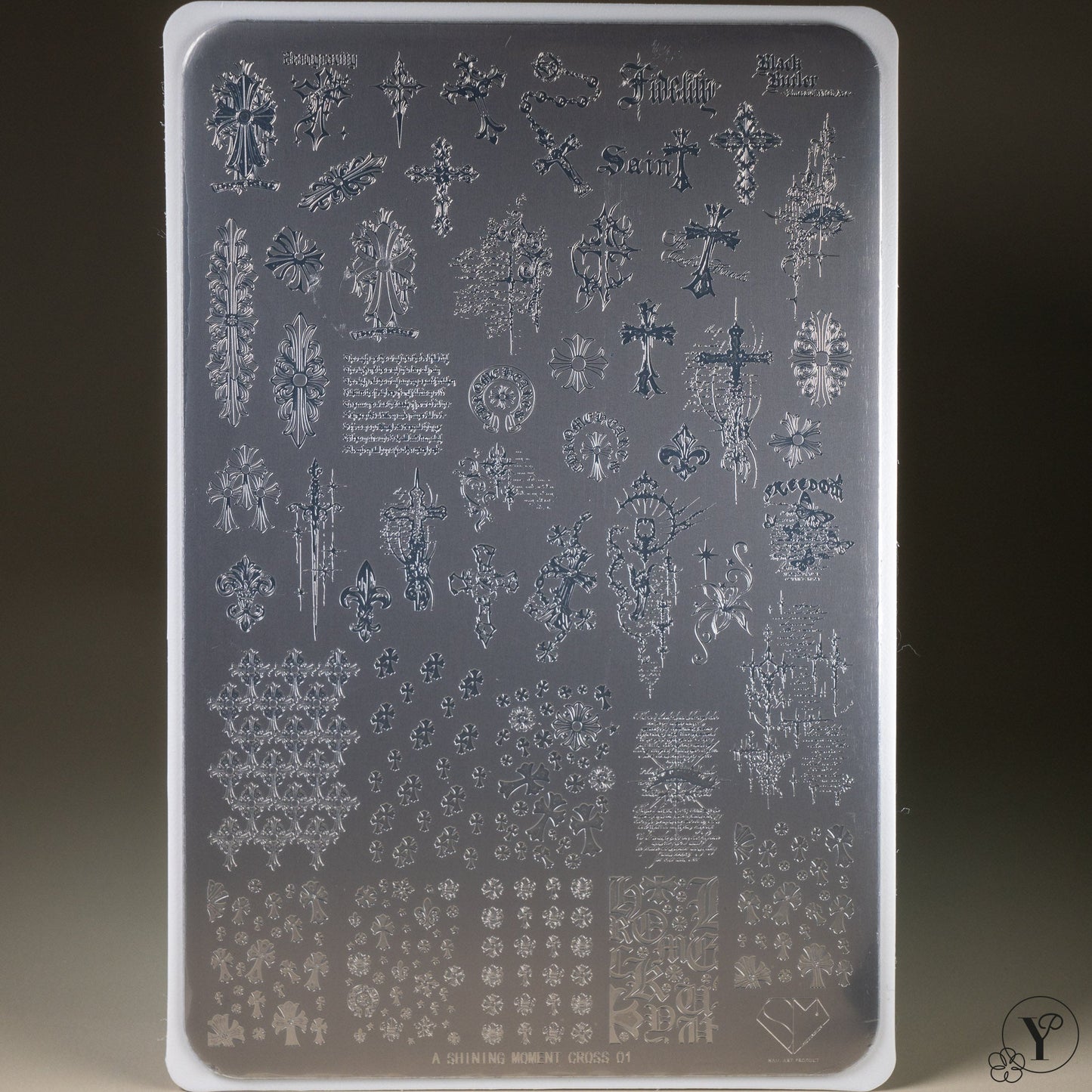 MITHMILLO x A Shining Moment Lettering Stamping Plates Set (3pcs/set) - Koreannails.co.uk