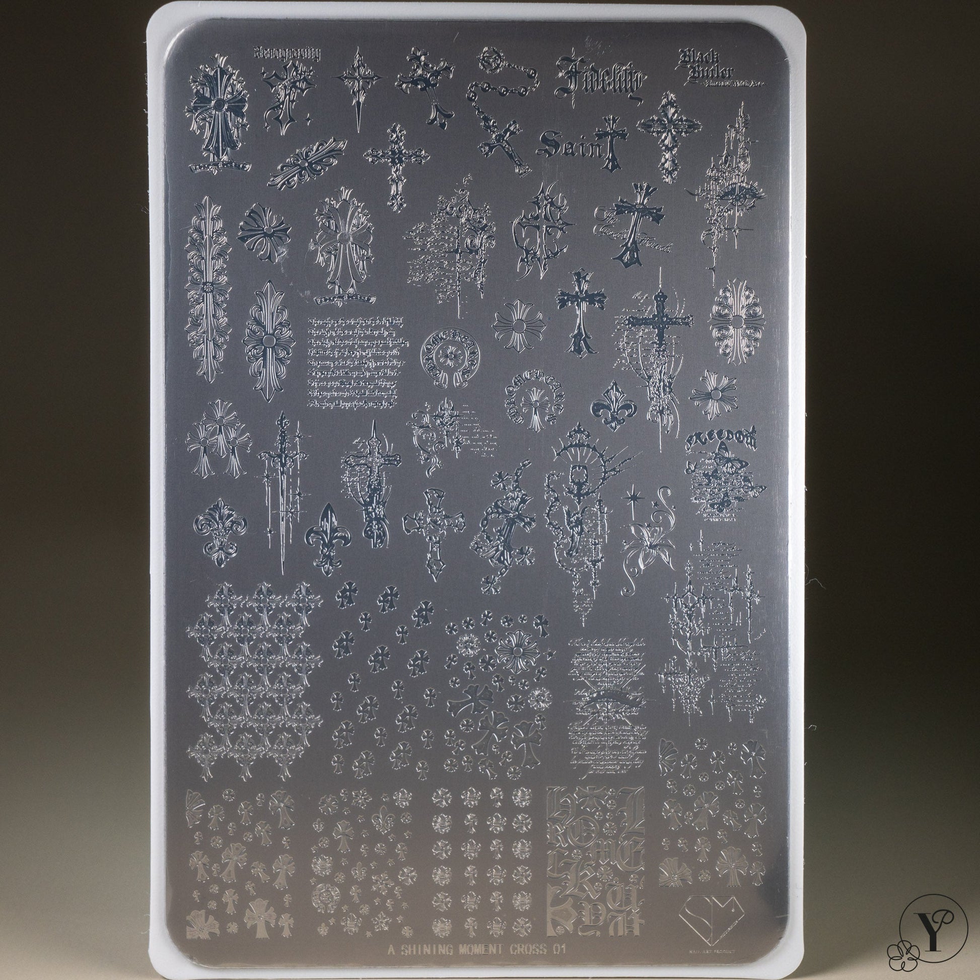 MITHMILLO x A Shining Moment Lettering Stamping Plates Set (3pcs/set) - Koreannails.co.uk