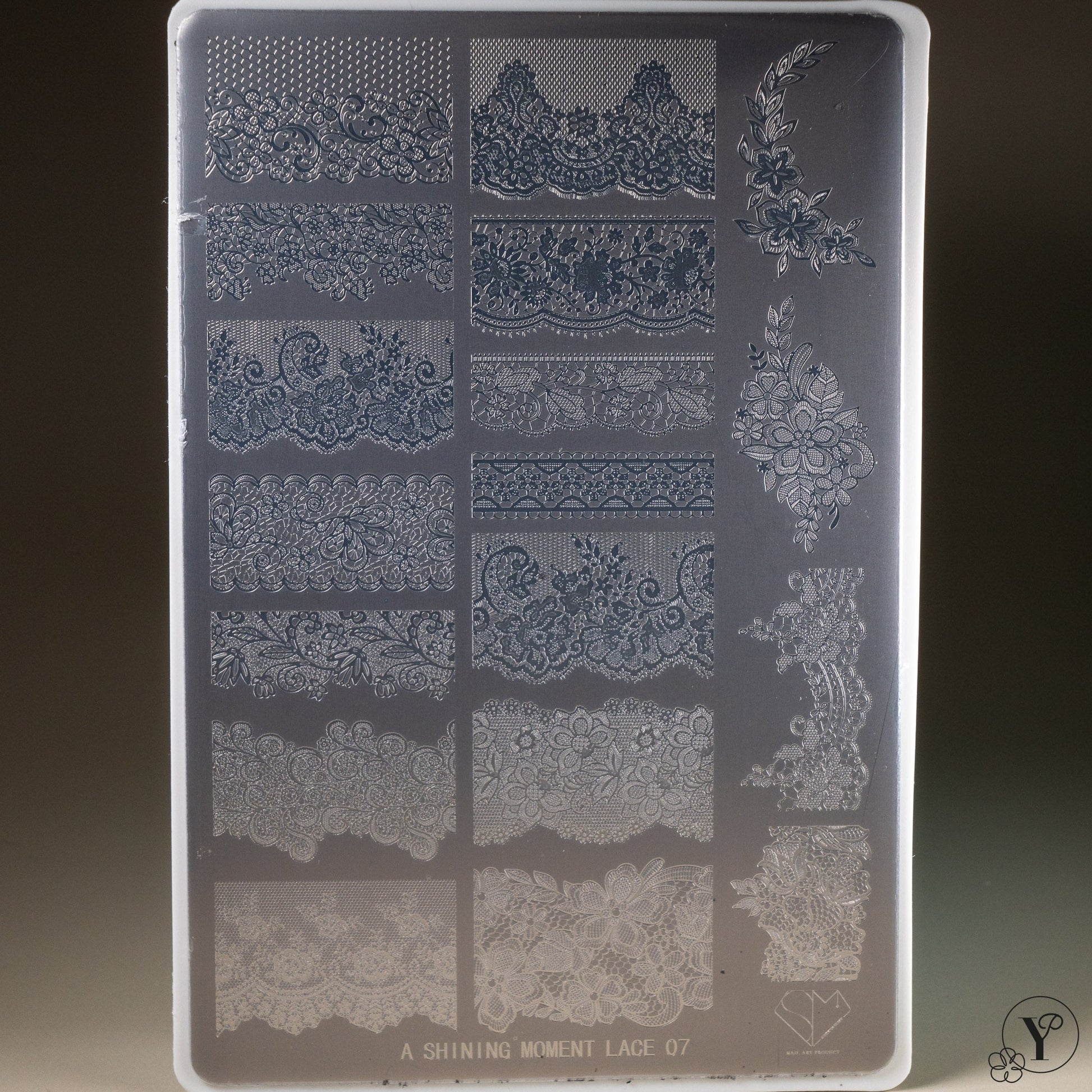 MITHMILLO x A Shining Moment New Lace Stamping Plates Set (3pcs/set) - Koreannails.co.uk