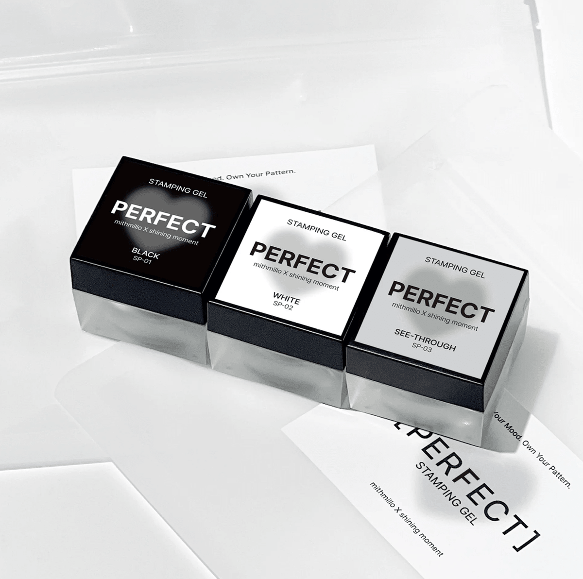 MITHMILLO x Shining Moment Stamping Gel Polish (3pcs/set) – Korean Nail Gel Collection - Koreannails.co.uk
