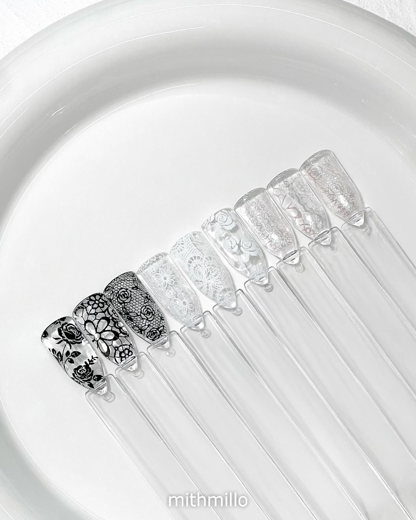 MITHMILLO x Shining Moment Stamping Gel Polish Set – Korean Nail Gel Collection and 4 Stamping Plates - Koreannails.co.uk