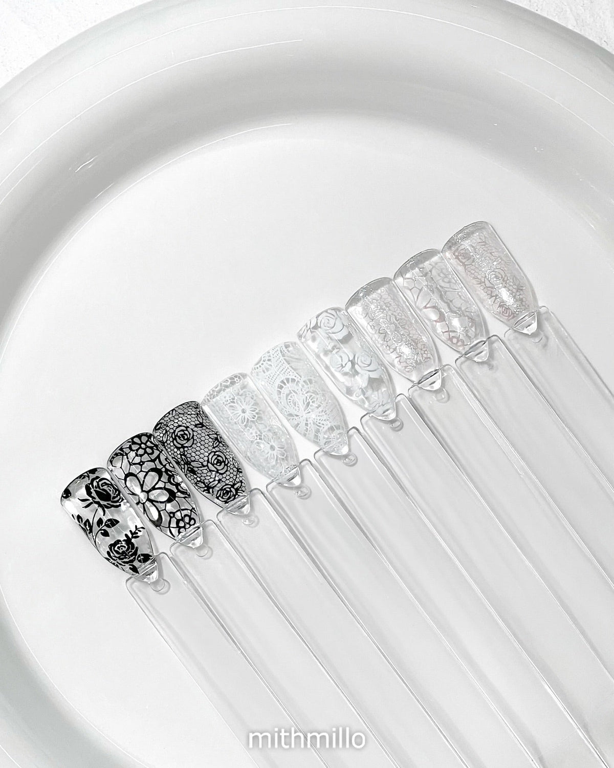 MITHMILLO x Shining Moment Stamping Gel Polish Set – Korean Nail Gel Collection and 4 Stamping Plates - Koreannails.co.uk