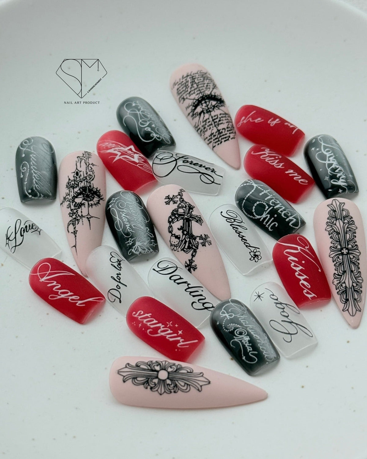 MITHMILLO x Shining Moment Stamping Gel Polish Set – Korean Nail Gel Collection and 4 Stamping Plates - Koreannails.co.uk