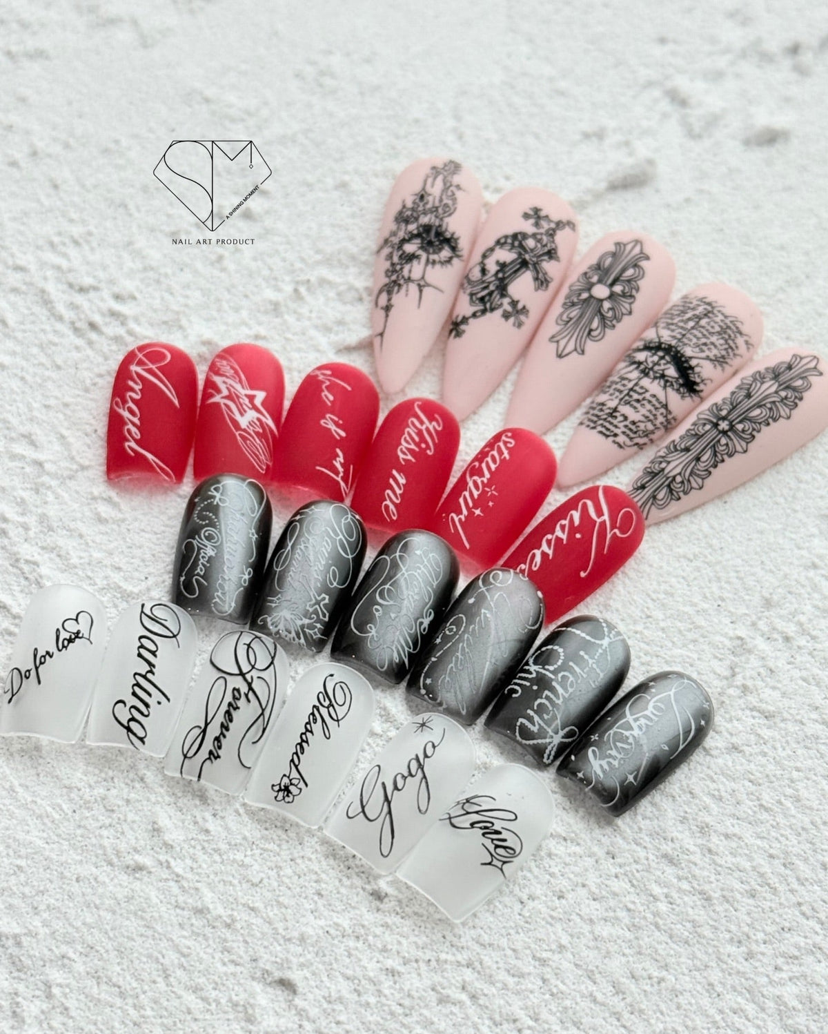 MITHMILLO x Shining Moment Stamping Gel Polish Set – Korean Nail Gel Collection and 4 Stamping Plates - Koreannails.co.uk