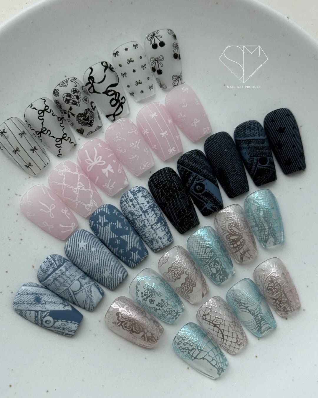 MITHMILLO x Shining Moment Stamping Gel Polish Set – Korean Nail Gel Collection and 4 Stamping Plates - Koreannails.co.uk