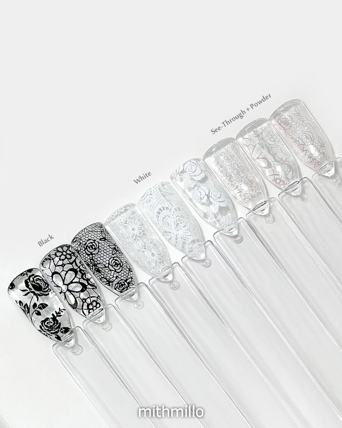 MITHMILLO x Shining Moment Stamping Gel Polish Set – Korean Nail Gel Collection and 4 Stamping Plates - Koreannails.co.uk