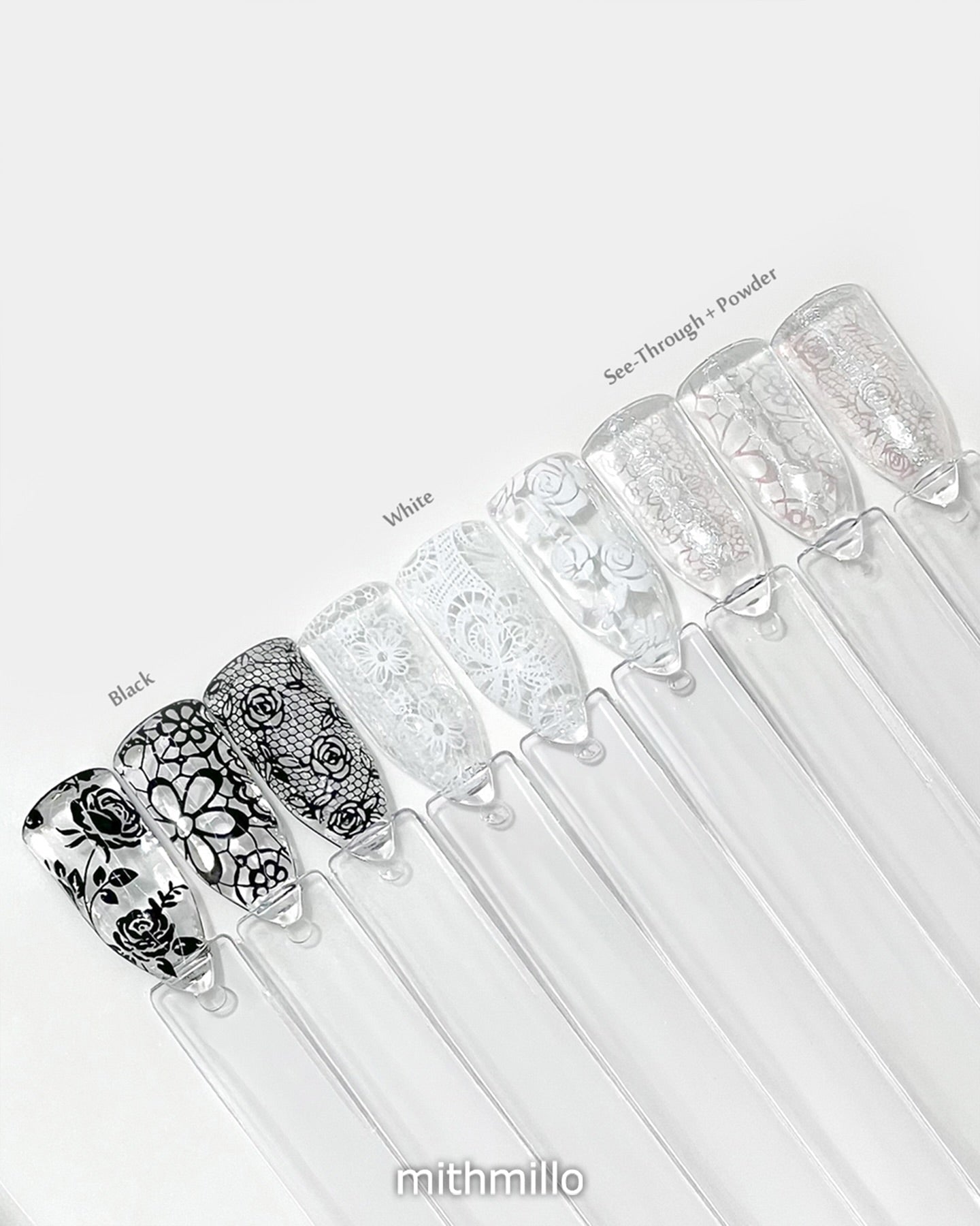MITHMILLO x Shining Moment Stamping Gel Polish Set – Korean Nail Gel Collection and 4 Stamping Plates - Koreannails.co.uk